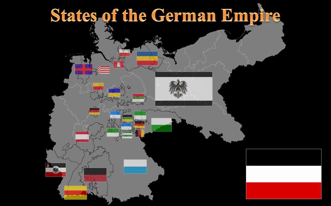 [德二内部26个邦国]The 26 states of the German Empire
