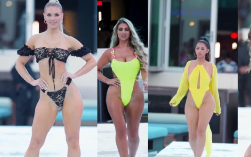 The Miami fashion show was shot in slow motion so you don't miss any details of the look!