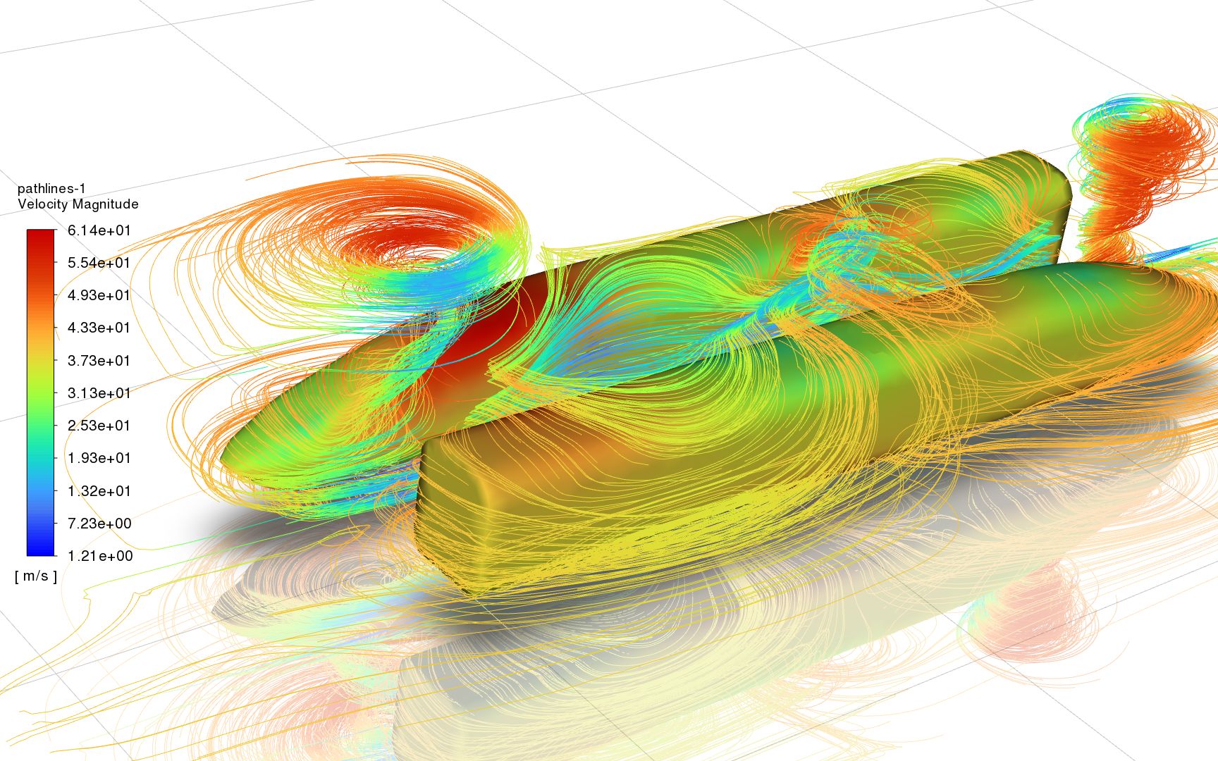 复兴号会车fluent简单流场仿真