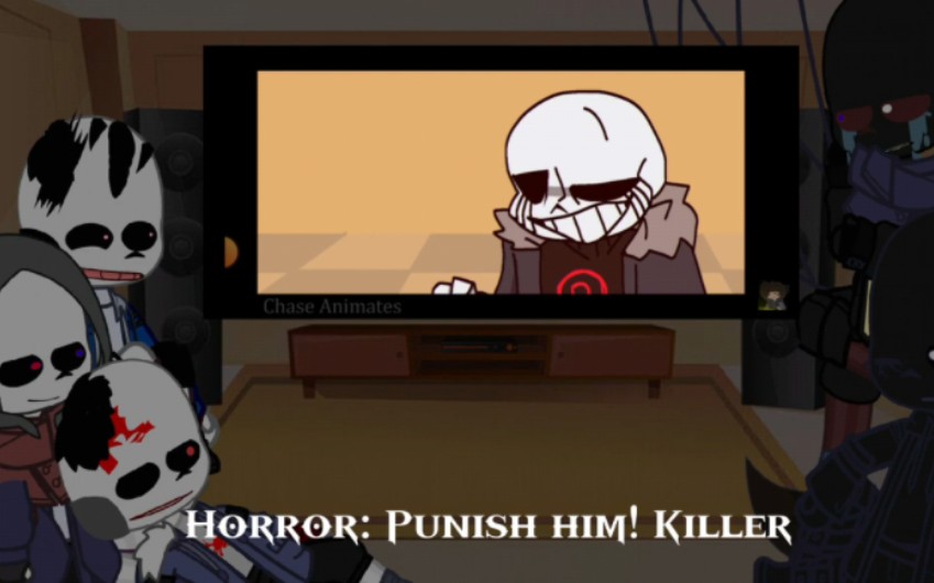 Sans AUS react to Killer vs M87 sans 