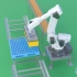 【机械动画】自动化生产线物料搬运机器人动画