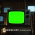 3款复古老电视破旧电视绿幕抠像动画素材 S00379 嘟哩嘟哩