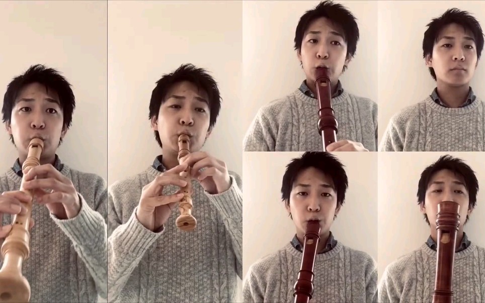 【木笛/竖笛】中村栄宏 - 春よ、来い 6重奏