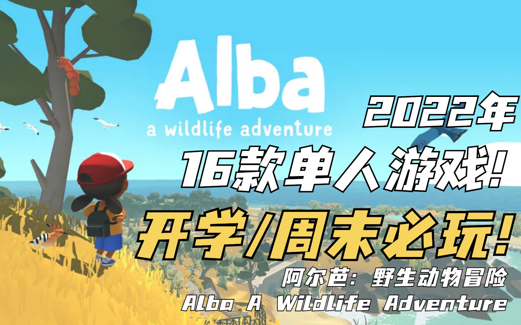 【游戏推荐】开学后周末必玩地16款单人游戏！极品好玩！（09 阿尔芭：野生动物冒险 Alba A Wildlife Adventure）
