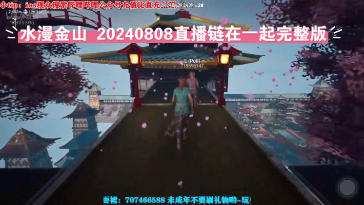 【水漫金山】20240808直播链在一起完整版（横屏版）晕3D的朋友进 包治坏的