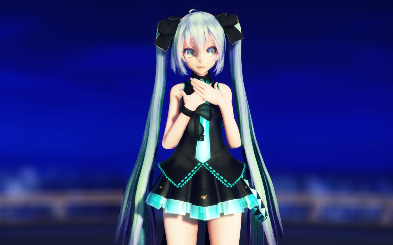 【mmd】miku露背装prprppr