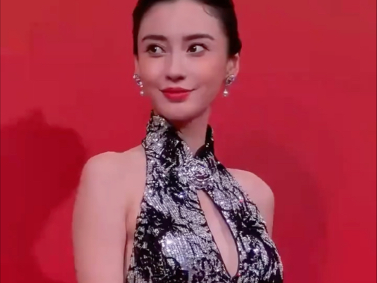 angelababy杨颖性感旗袍活动