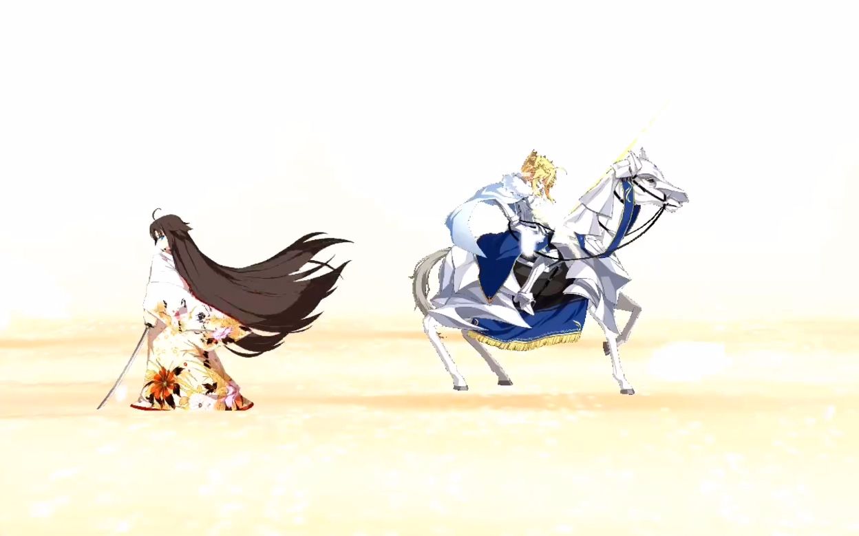 【fgo】saber两仪式单挑终本女神伦戈米尼亚德(狮子王