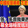 冯德莱恩问：中国总是顺差，怎么改变？中国答：多卖我东西，下一幕全场极度尴尬