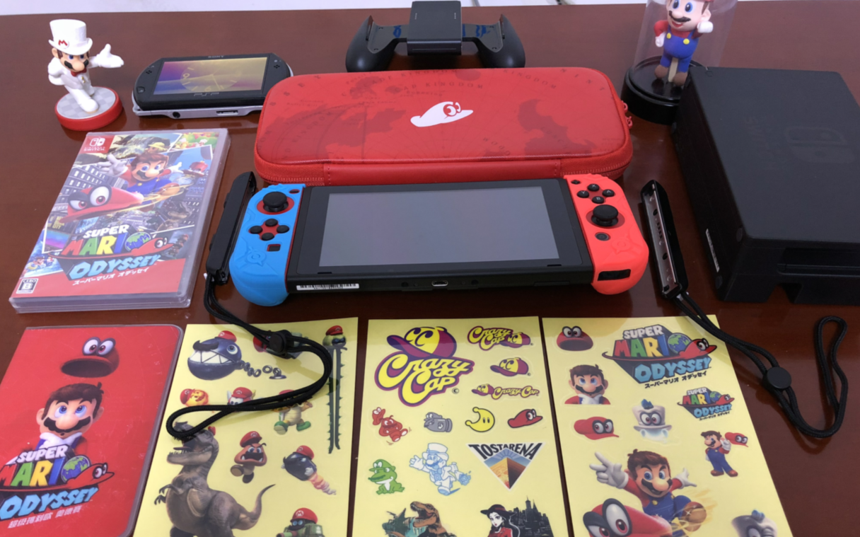 白色礼服马里奥amiibo奥德赛限定switch简单开箱