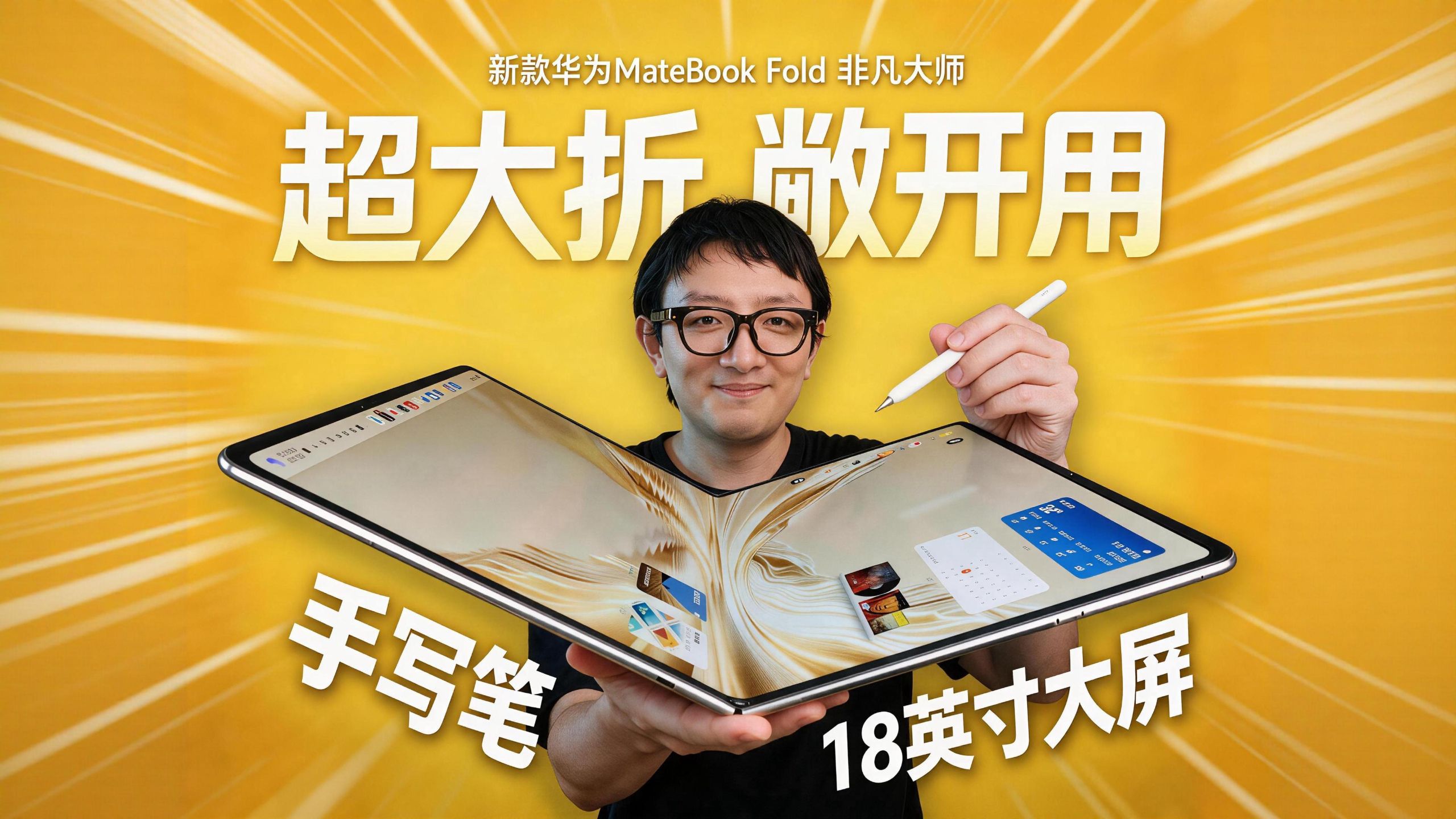 超大折+AI Agent+手写折叠屏，就是懂你的创作搭档