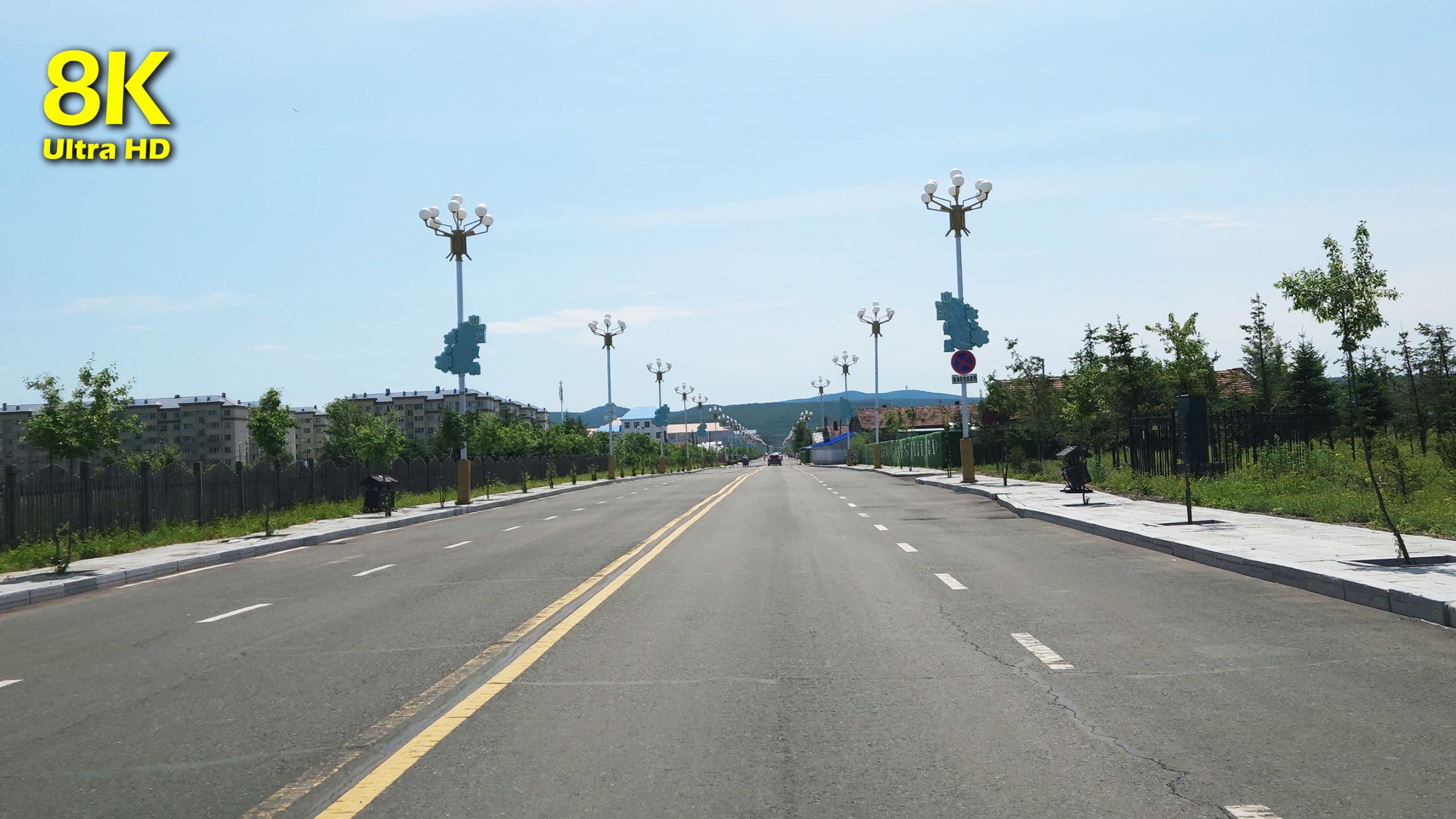 8k超高清-漠河到呼伦贝尔自驾【金河镇到根河市】，大兴安岭S204公路风景