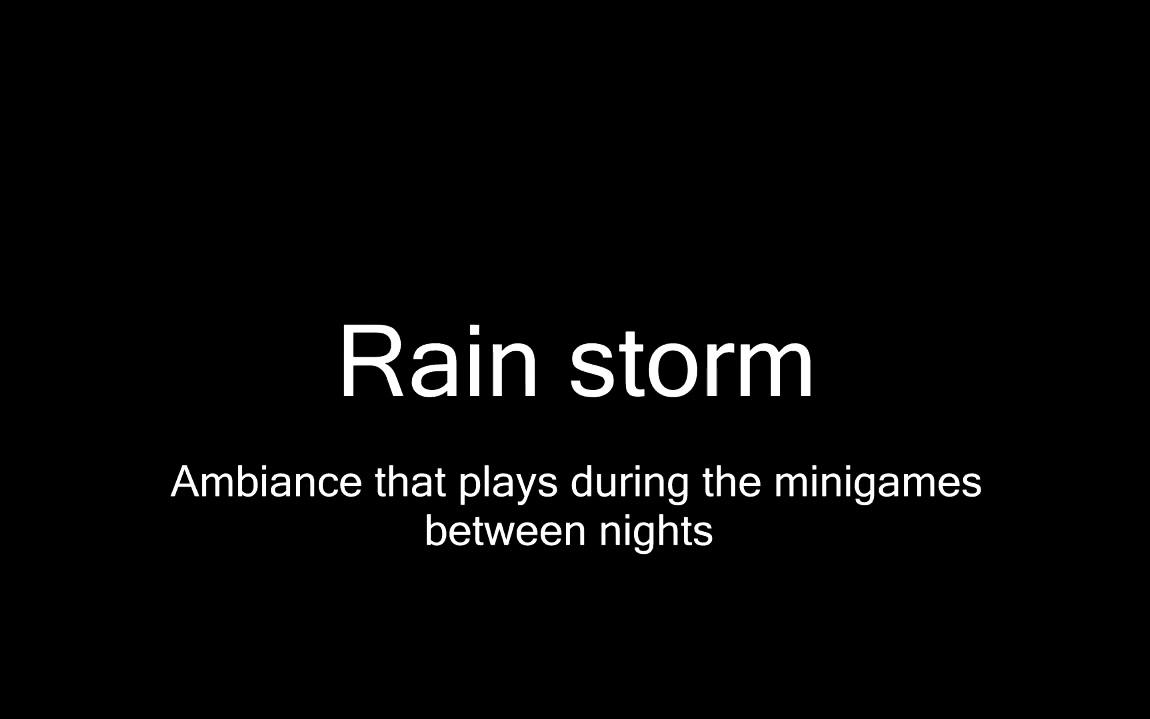 玩具熊的五夜后宫3代所有音效