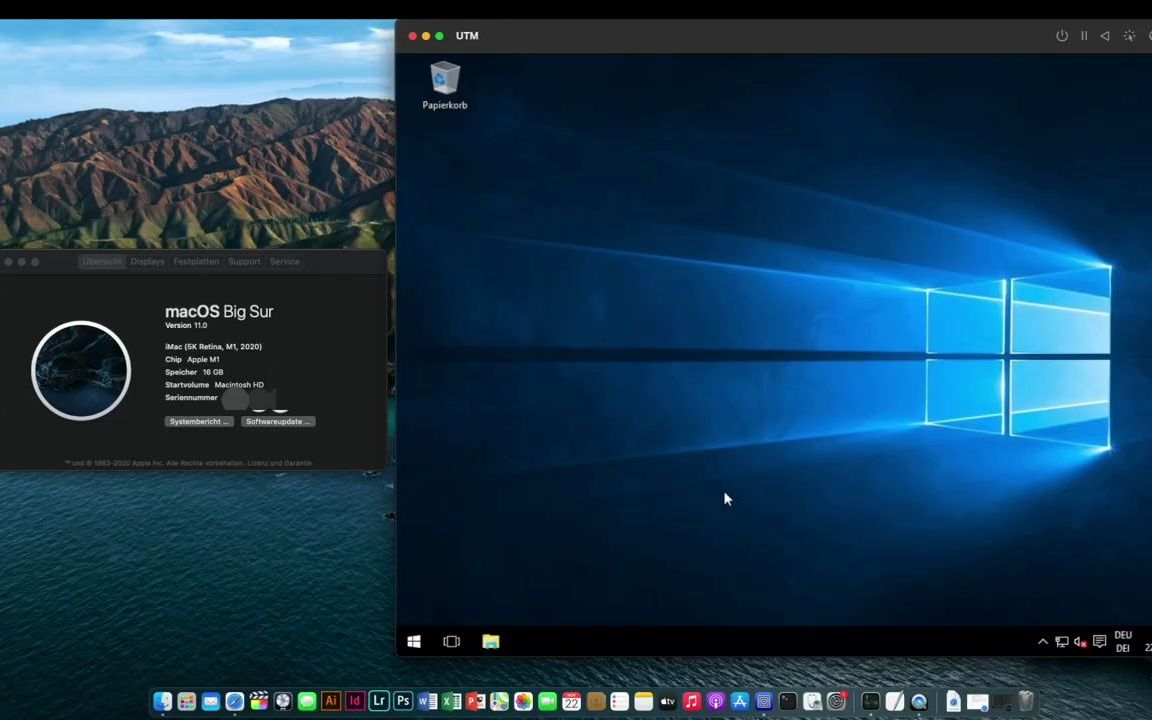 windows 10 on mac m1