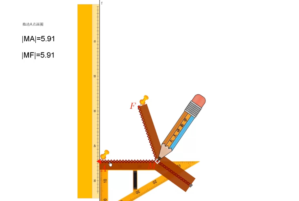 这个版本《画抛物线》设计的有点赞