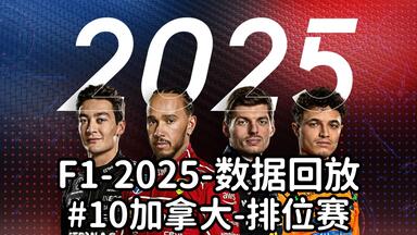 【<em class="keyword">F1</em>-2025】#10 <em class="keyword">加拿大大奖赛</em>-排位赛 数据回放