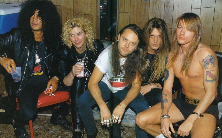 Guns N Roses枪花with Metallica and Sebastian Bach Party(Hollyw
