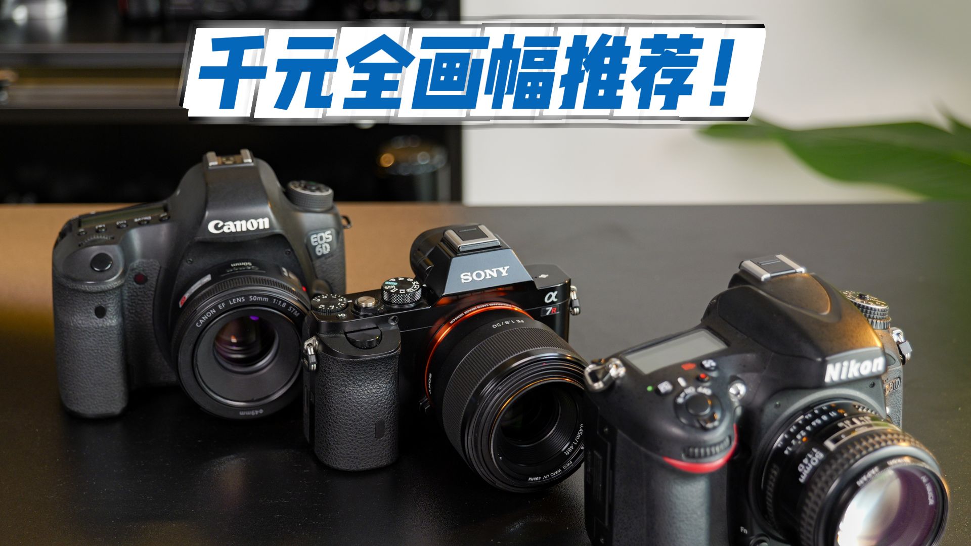 佳能6D！尼康D610！索尼A7R！千元级全画幅值不值得买？