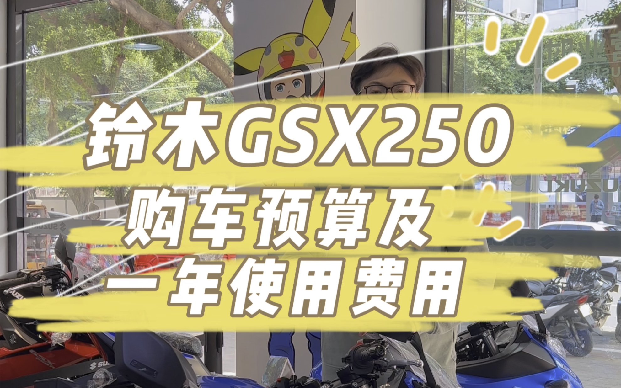 铃木GSX250购车预算及一年使用费用