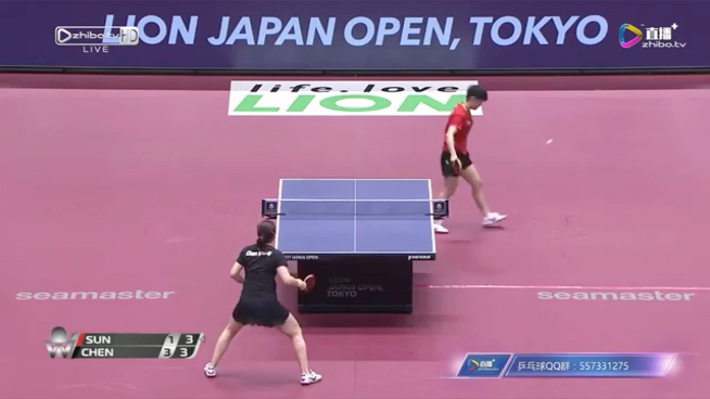 2017日本公开赛（白金站）【女单决赛】孙颖莎VS陈梦 （赛场剪辑）