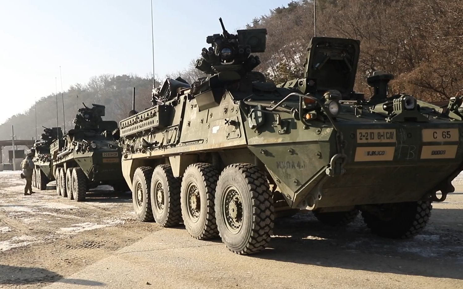 史崔克装甲车正在韩国进行首次演习! ! !