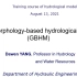 Geomorphology-Based Hydrological Model（GBHM） 第一讲（20210813）