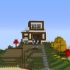 【小德桑】Minecraft 和风枫叶豆腐的世界P13-14 房子终于开始盖啦！