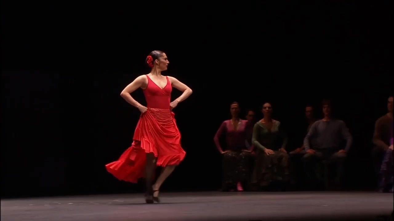【卡门】【弗拉明戈舞】【阿拉贡舞曲】【马德里皇家歌剧】卡门红裙出场风情万种
