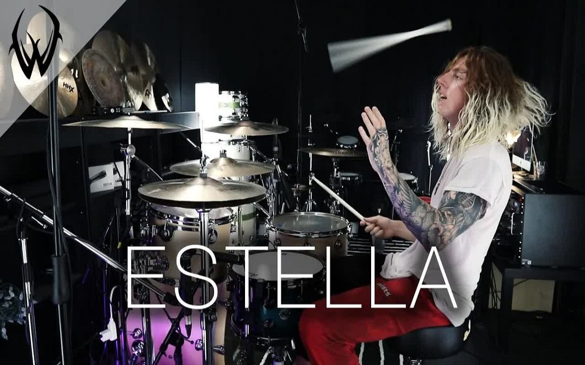 Wyatt Stav Kenny Hoopla "Estella" Drum Cover_哔哩哔哩_bilibili