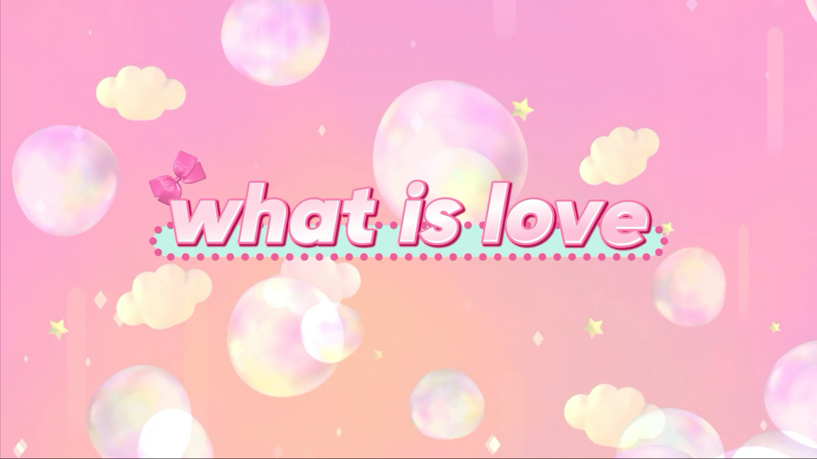 《What is love》女团舞舞台背景视频素材