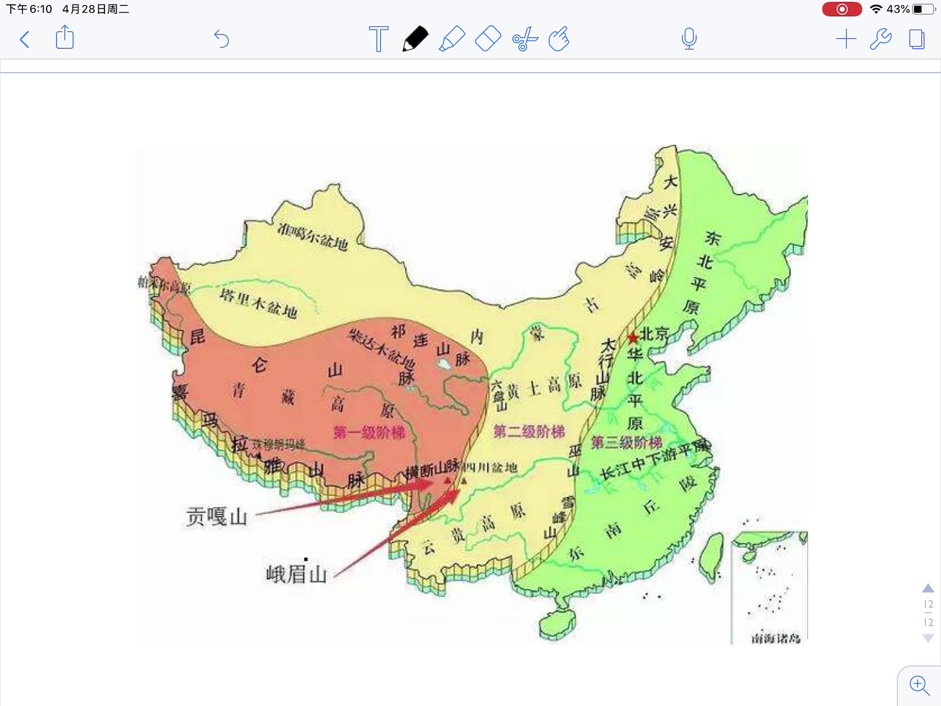 常识#三级阶梯和南北分界