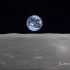 12小时领略月球表面，地球升起地平线（日本月女神探测器拍摄画面）
