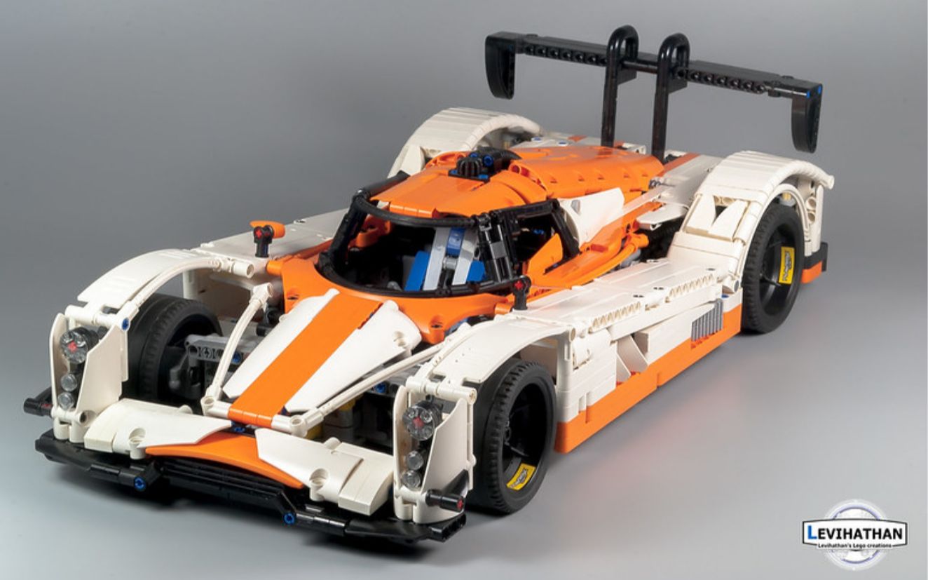 lego乐高technic科技系列moc阿斯顿马丁勒芒赛车lolaastonmartinb0960