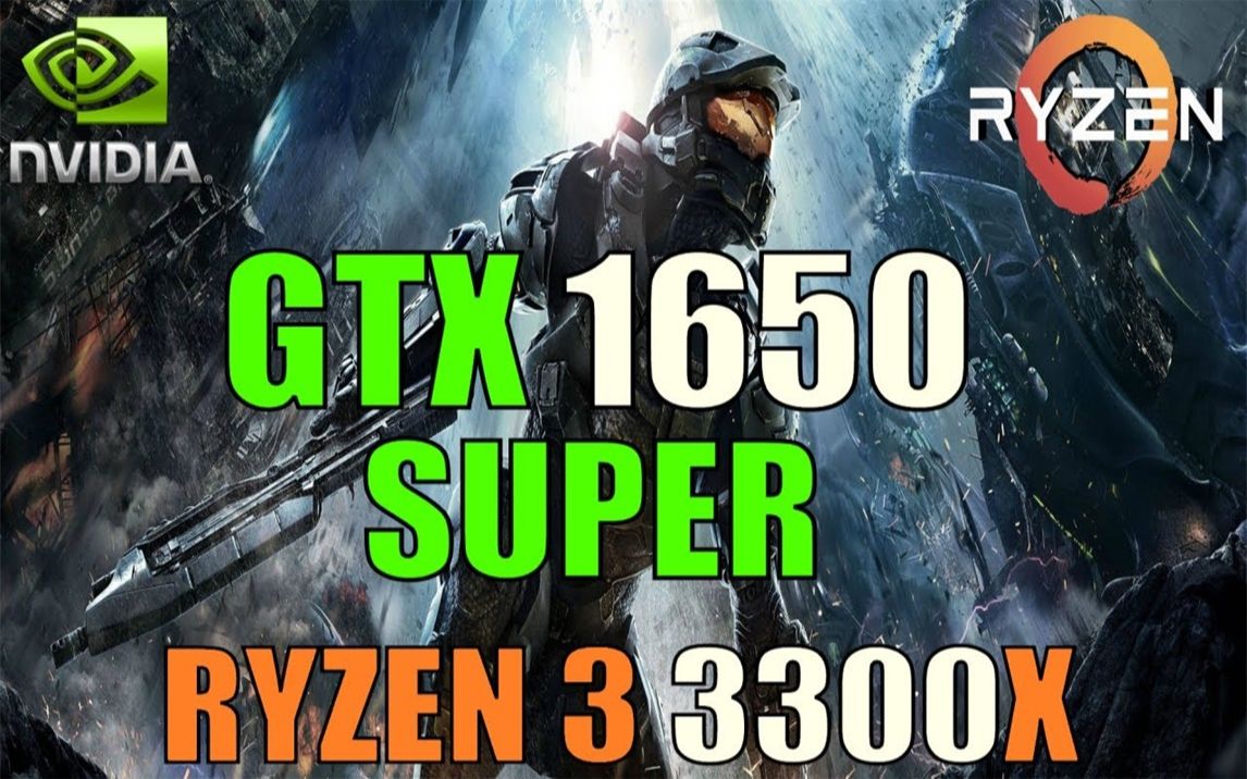 GTX 1650 Super + R3 3300X 4.3Ghz   电脑硬件游戏性能测试（1080P分辨率，共9款游戏）  1080P 60帧视频