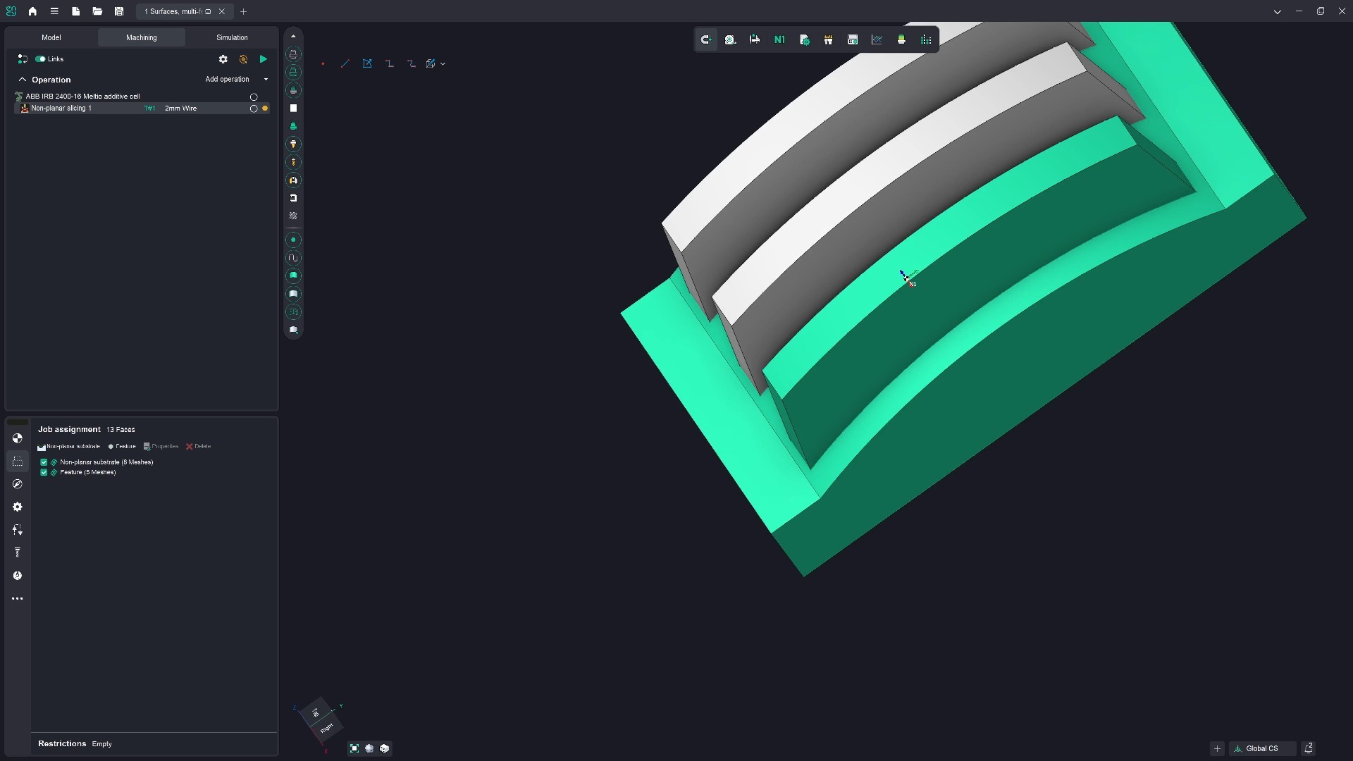 增材制造Surfaces, multi-feature, sorting