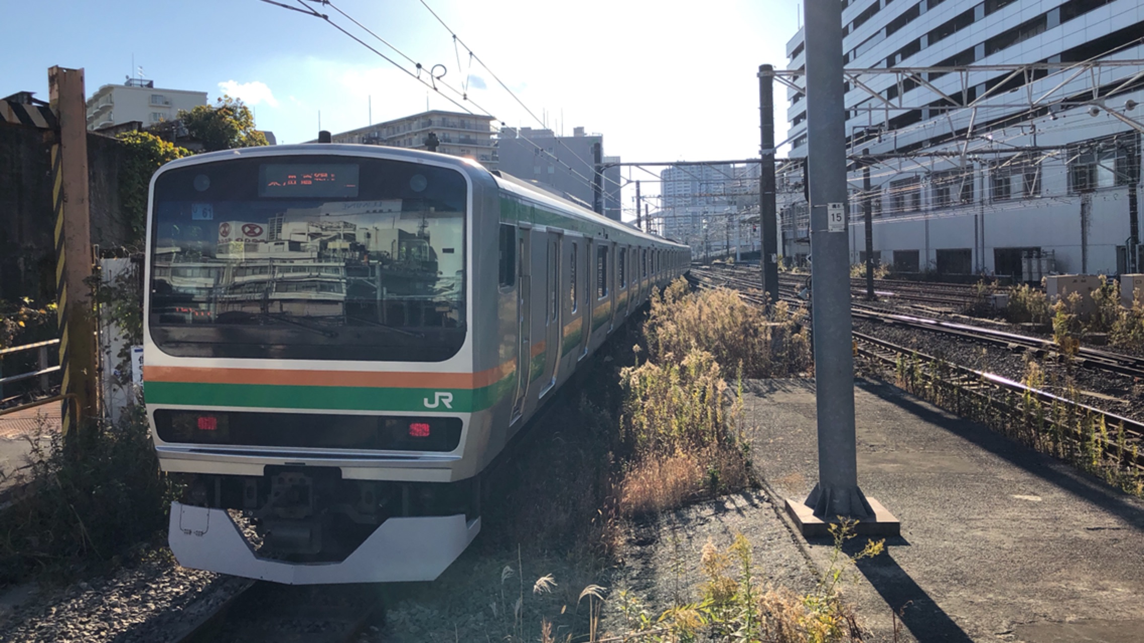 日本电车系列最初连接高崎线宇都宫线和东海道线的湘南新宿线赤羽大船