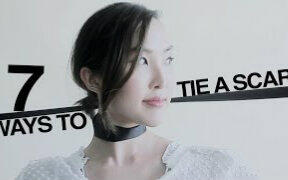 【Chriselle Lim 】7种细窄长条围巾系法 7 Wa