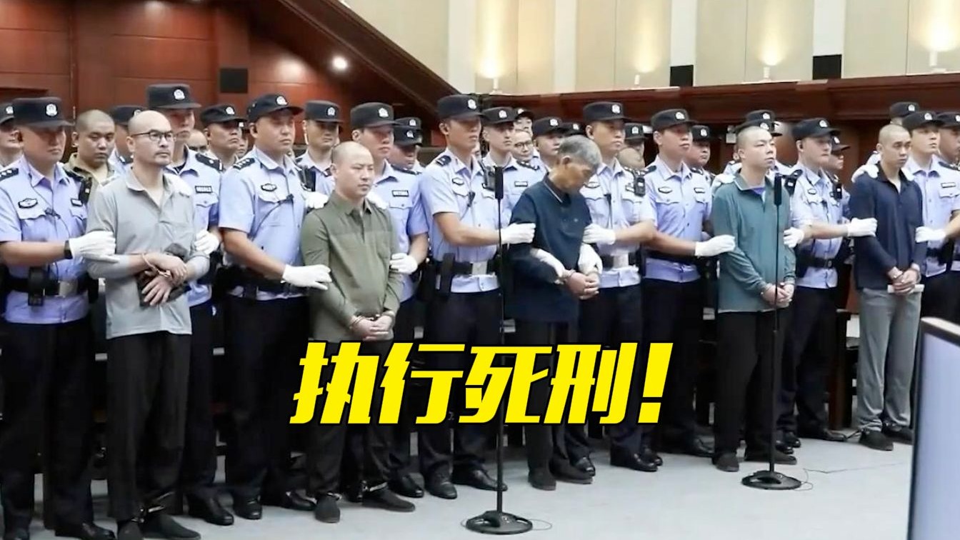 缅北白家犯罪集团案4名罪犯被执行死刑