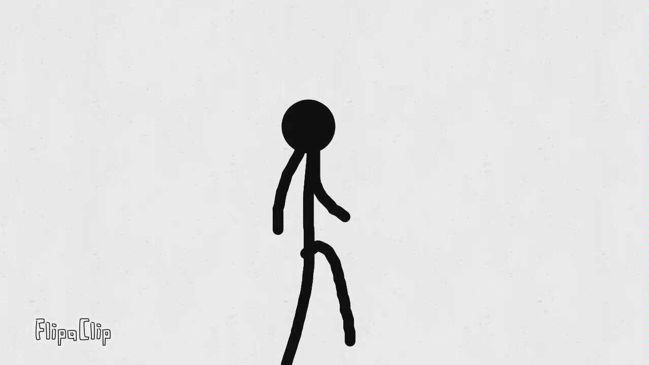 自己绘画的223帧的火柴人动画