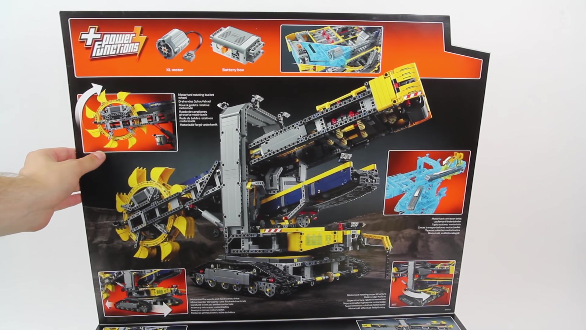 【乐高经典介绍+搭建快放】Lego Technic 42055 Bucket Wheel Excavator哔哩哔哩bilibili