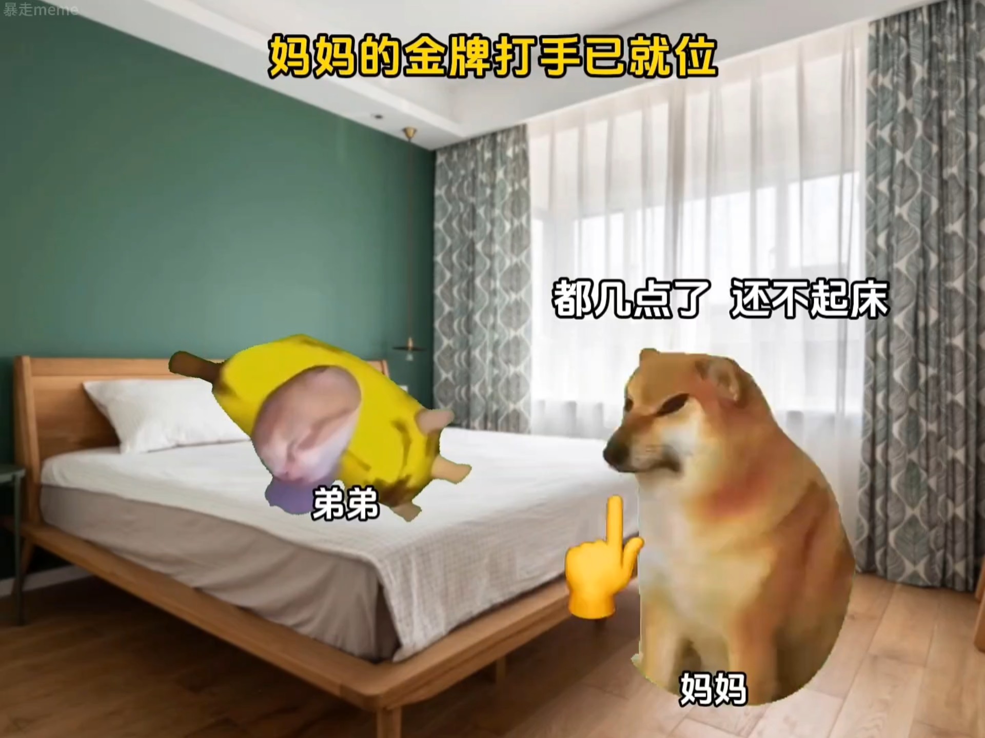 妈妈的金牌打手已就位