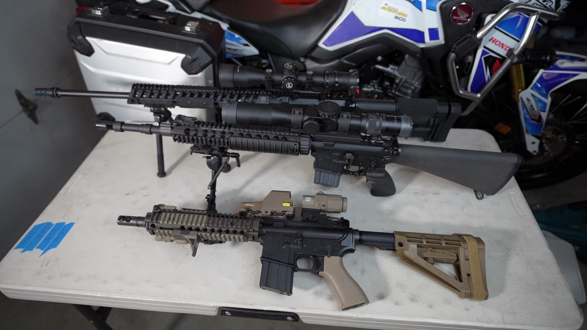 分享一下我自己的步枪瞄准镜的选择mk12mod1mk18mod1megaar10