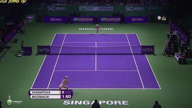 【自制HL】2014<em class="keyword">WTA年终总决赛</em>RR 莎拉波娃VS沃兹尼亚奇