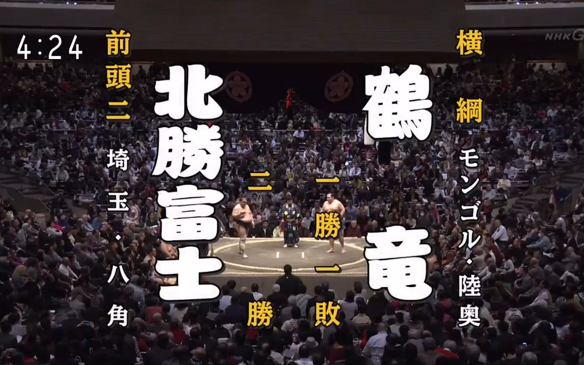 大相扑2020年1月3日目:鹤龙力三郎 VS 北胜富士大辉哔哩哔哩 (゜゜)つロ 干杯~bilibili