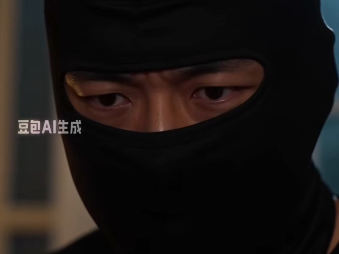 壮汉被塑料袋套头