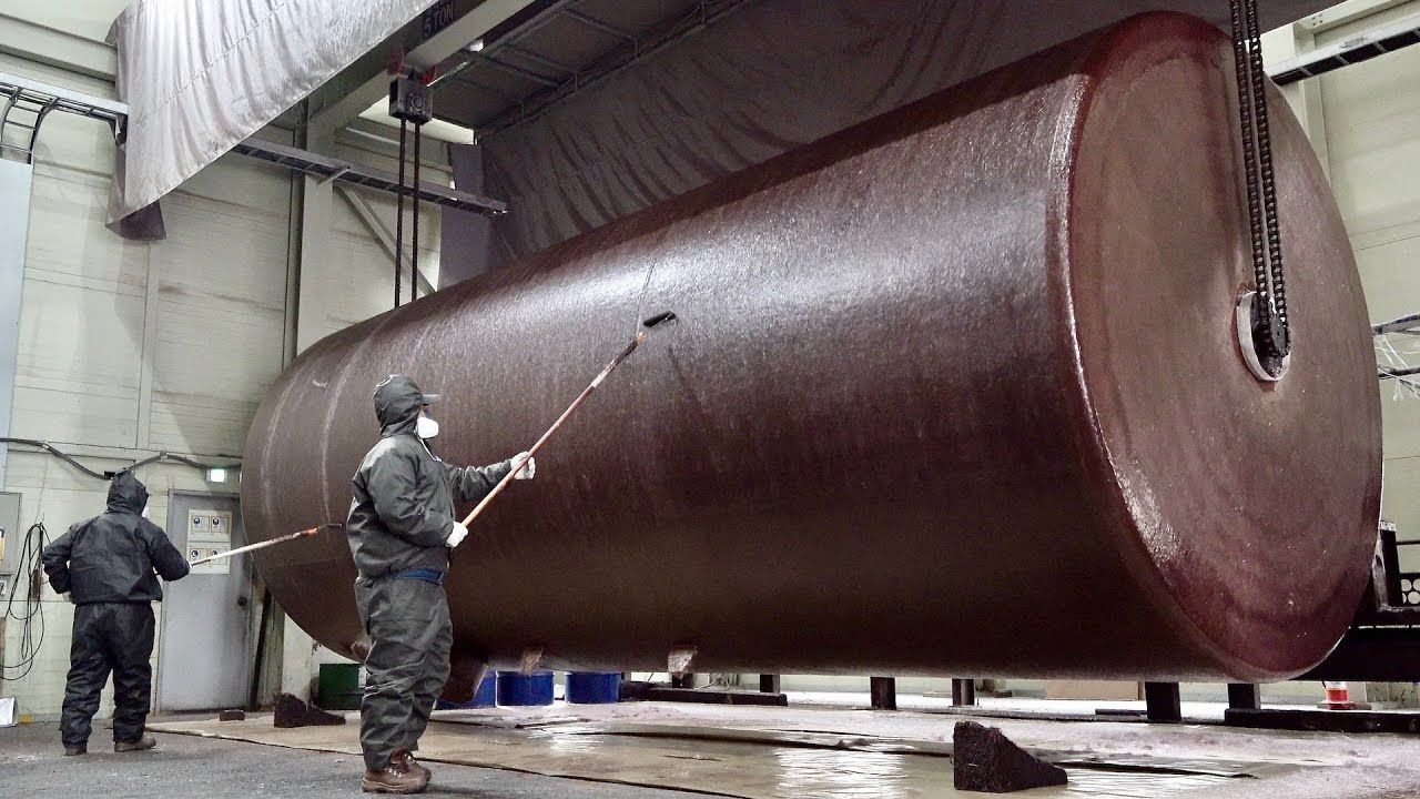 【外国工厂实拍】 50,000 Liter巨大的油桶是如何做 | 巨大油桶制作过程
