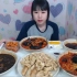 【快进版】-【韩国吃播】弗朗西斯卡吃炸酱面、海鲜面、糖醋肉；餐后零食