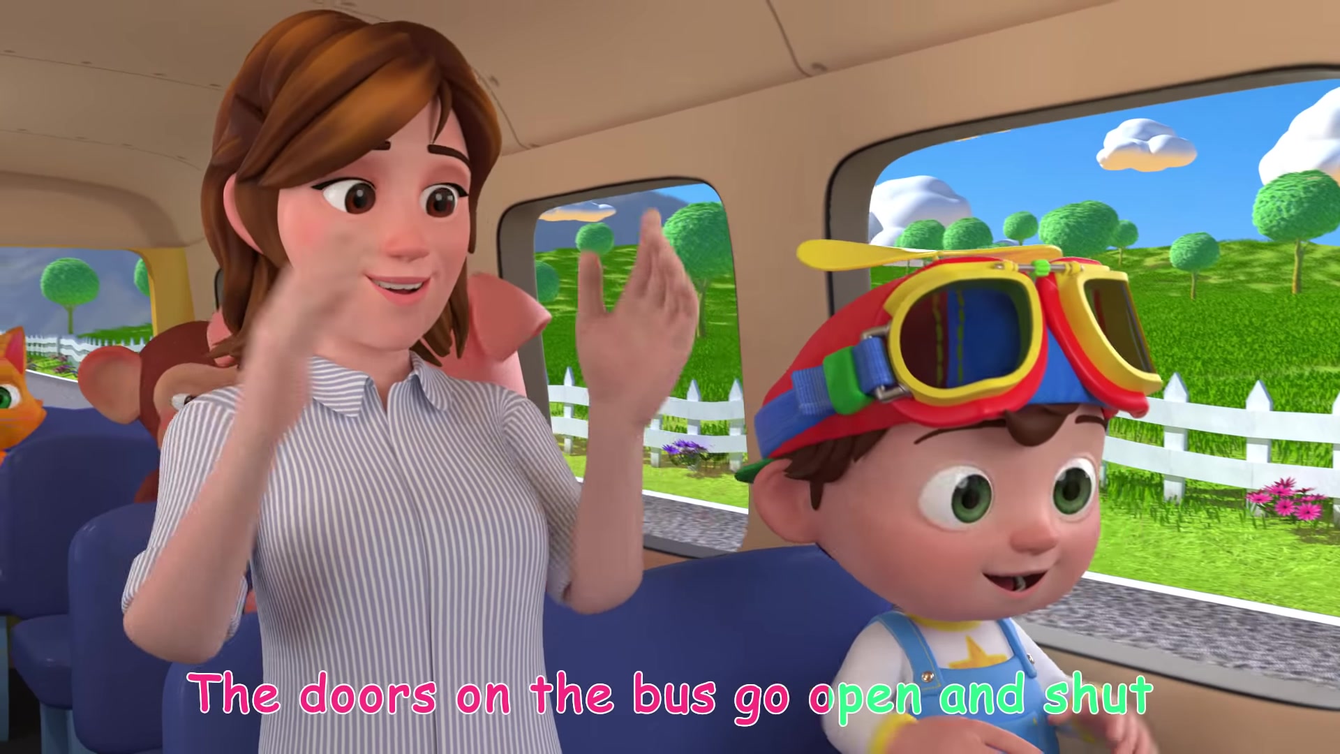 【儿童英语动画片】wheels on the bus cocomelon nursery rhymes