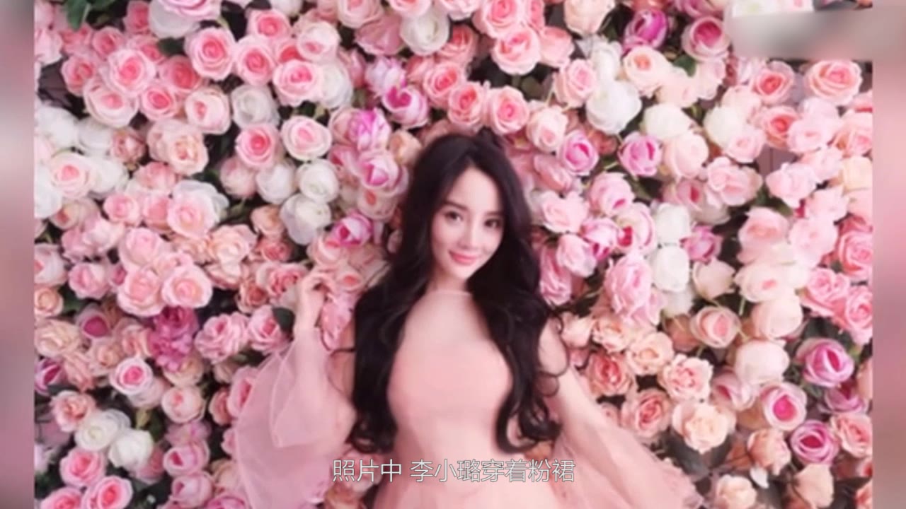 李小璐徜徉在花海中 做一个爱生活爱美好的女人