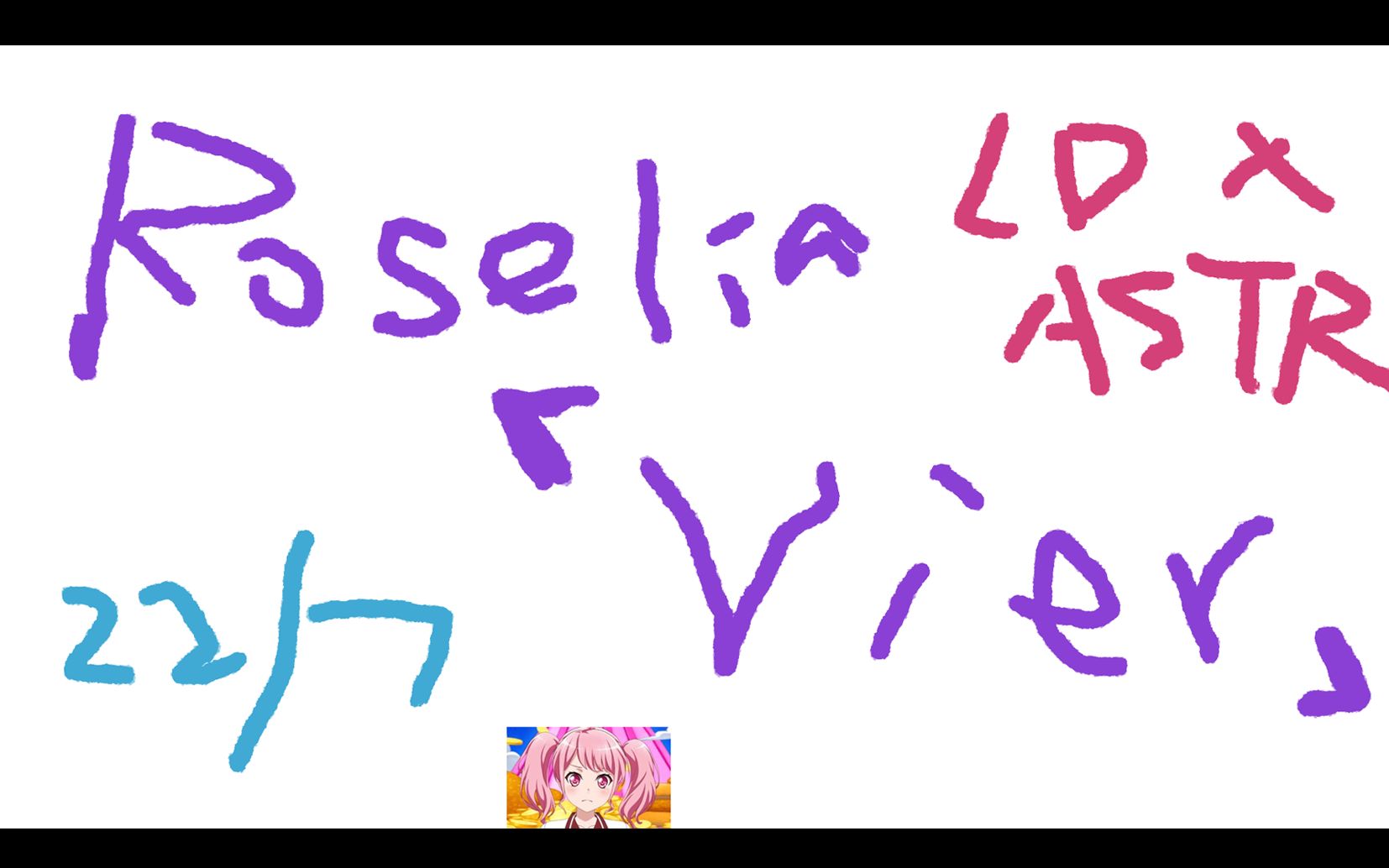 【中字】Roselia Live 「Vier」【LoveDream × ASTR × 22/7中文应援站】